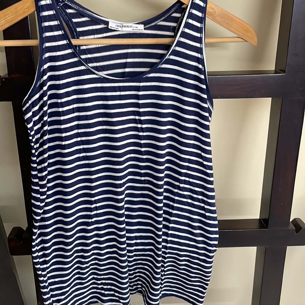 ZARA Trafaluc Collection striped sleeveless soft top. Size S - Picture 3 of 6